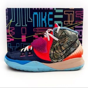 Nike Kyrie Irving 6 Pre Heat Heal the World Basketball Sneakers Kids Size 5Y